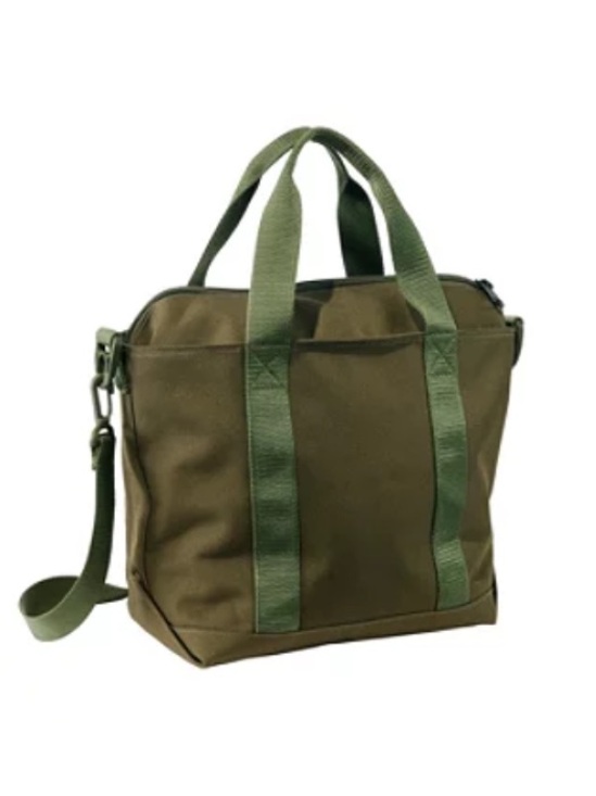 L.L. Bean Handbags - NWOT L.L. Bean LARGE Zip Hunter's Tote Bag With Strap